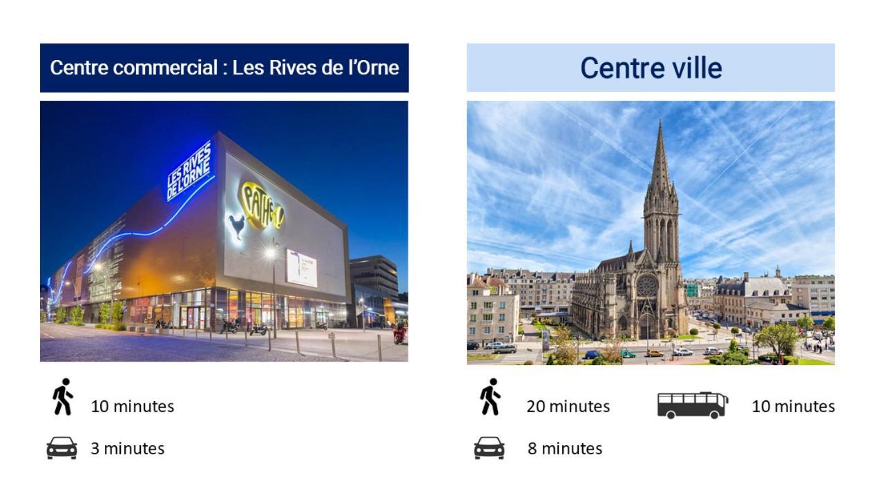 Cocon Cosy Et Verdoyant - Private Parking, Breakfast, Wifi, Netflix Caen Esterno foto
